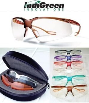 Azure Premium Safety Glasses - IndiGreen