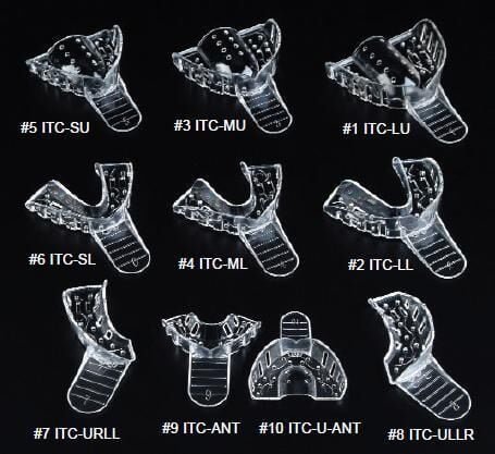 Excellent Crystal Impression Trays - Plasdent