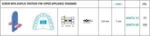 Expansion-Screws-with-Acrylic-Friction.jpg Expansion Screws with Acrylic Friction for Upper Appliance Standard - Leone