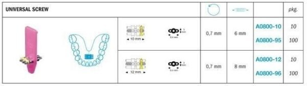 Expansion Universal Screw - Leone