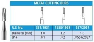 FG Metal Cutting Carbide Burs
