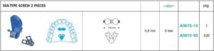 Fan Type 2 Expansion Screws Pieces - Leone