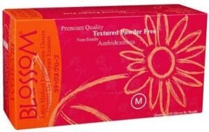 Latex Exam Gloves Powder Free - Blossom