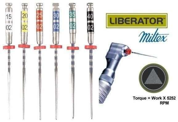 Liberator Nickel Titanium Rotary Files - Miltex
