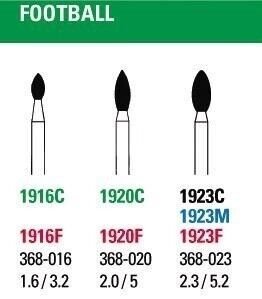 NeoDiamond Football Burs - Microcopy