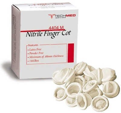 Finger Cots Nitrile - Tech-Med