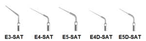 Piezo Endo Scaler Tips - SATELEC, DTE & NSK Type --- Buy 5 Get 1 Free ---