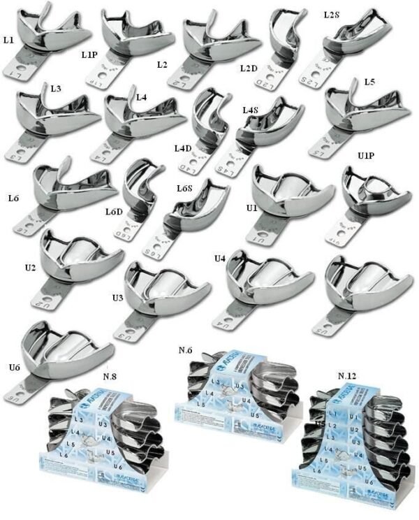 Stainless Steel Impression Trays - Solid Perma Lock - ASA
