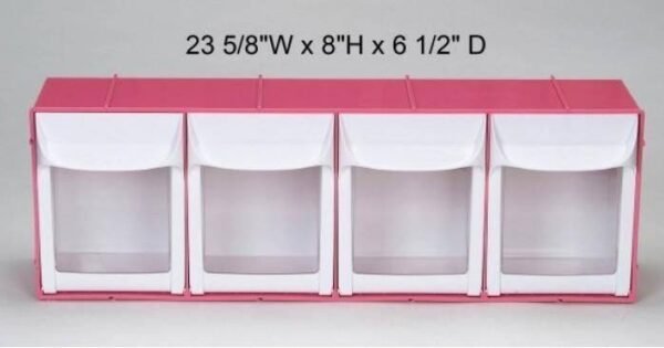 Tilt Bin 4-Bin Unit - PlasDent
