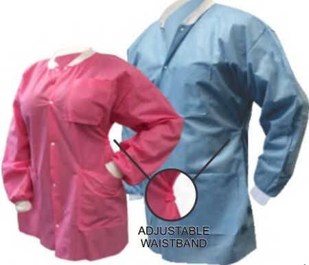 FitMe Lab Coat w Adjustable Waist - Unipack