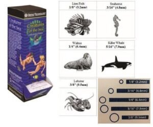 creatures.jpg Creatures Of The Sea Elastics - Light Natural Latex
