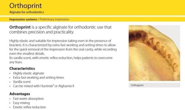 Orthoprint Extra Fast Alginate - Zhermack