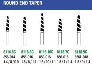 NeoSpiral Round End Taper Spiral Burs - Microcopy