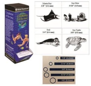 sea.jpg Creatures Of The Sea Elastics - Medium Natural Latex