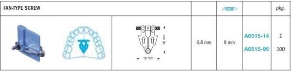 Fan Type Expansion Screws - Leone